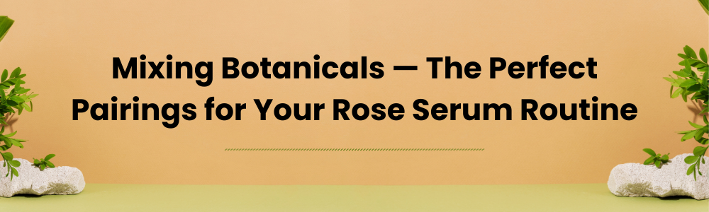 Mixing Botanicals — The Perfect Pairings for Your Rose Serum Routine
