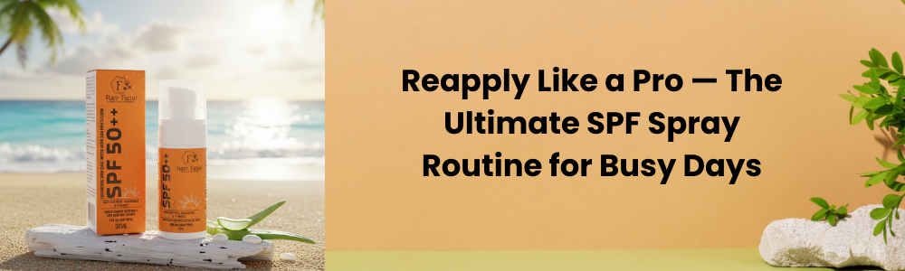 Reapply Like a Pro — The Ultimate SPF Spray Routine for Busy Days